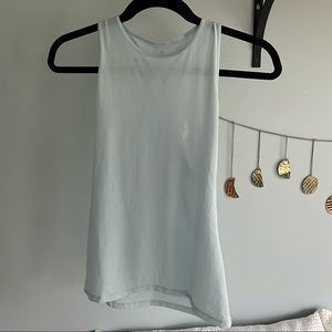 NWT OUTDOOR VOICES light blue athletic tank top